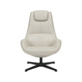**Ergonomische, moderne draaistoel met lederen bekleding**